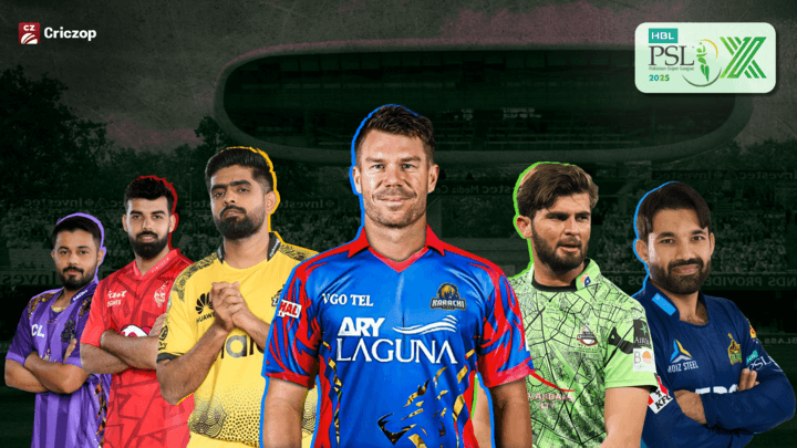 Meet Babar Azam, David Warner, and More: PSL 2025 Captains to Watch