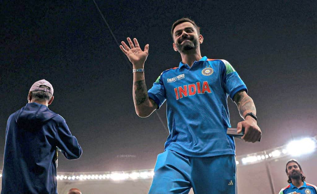 Virat Kohli scored a match-winning 85 in the semi-final against Australia.